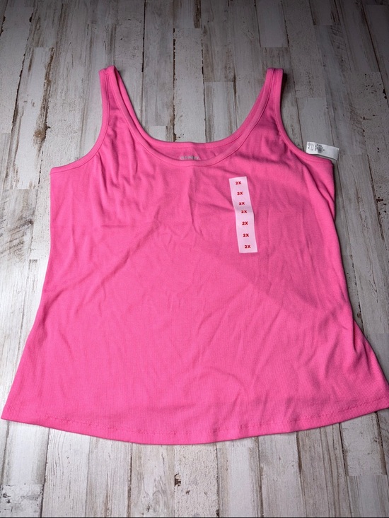 Old Navy Tops - Old Navy First Layer Hot Pink Scoop Neck Tank Top Size 2X NWT!